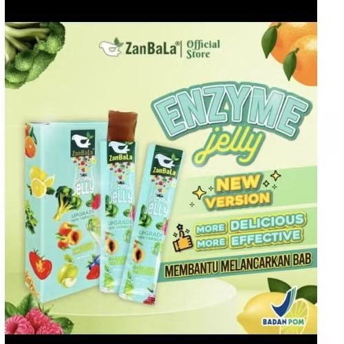 Zanbala Enzyme Jelly Melancarkan Pencernaan Anti sembelit Bisa untuk program diet
