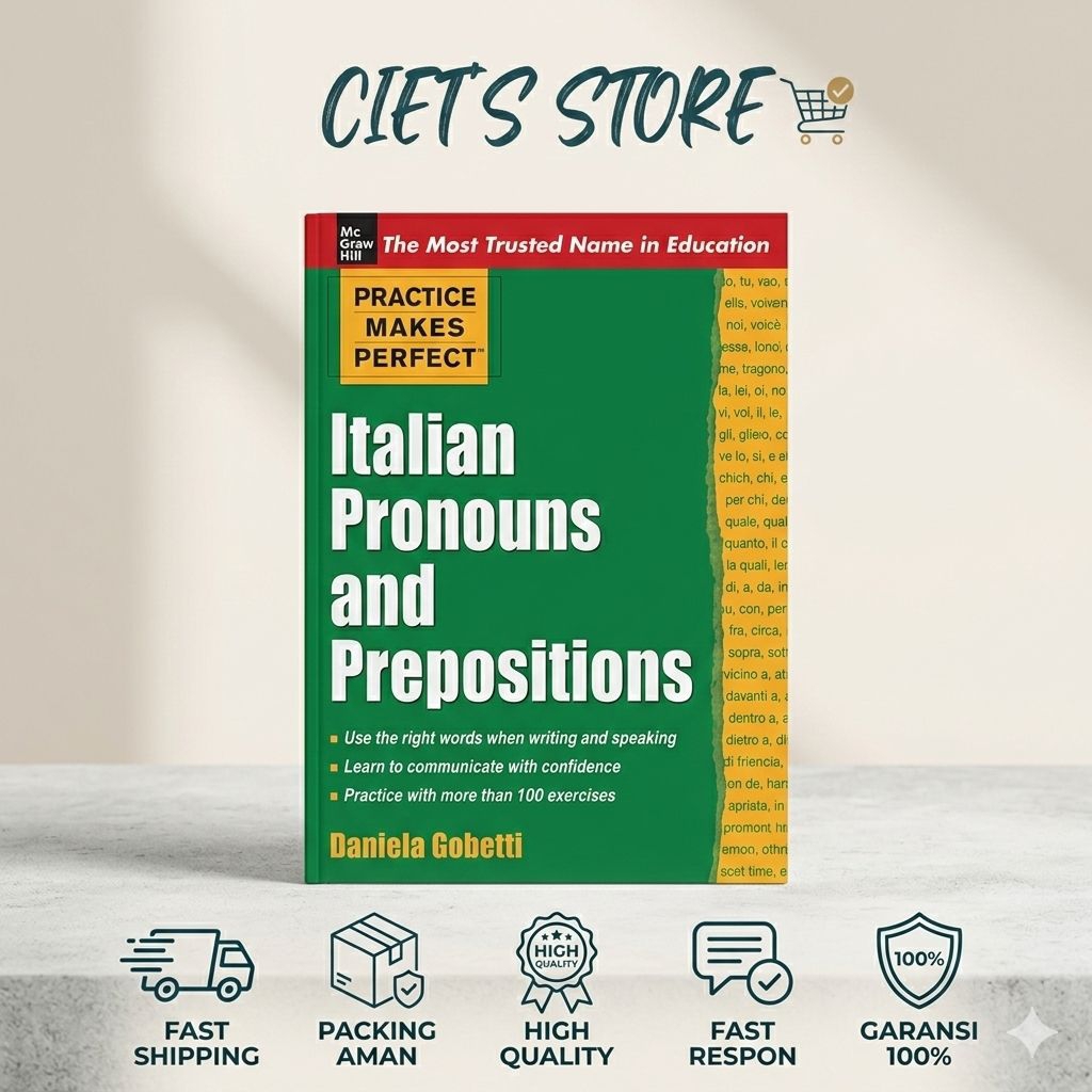 Buku Practice Makes Perfect: Italian Pronouns & Prepositions – Jago Grammar Italia
