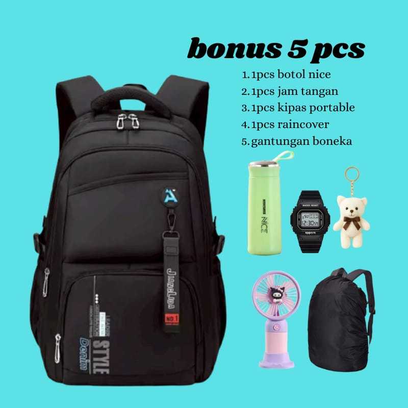 [Banyak Bonus] Tas Ransel Polo Alto Anak Sekolah 100% Bags Mudik Bags Anti Air Bags Tas Ransel Sekol