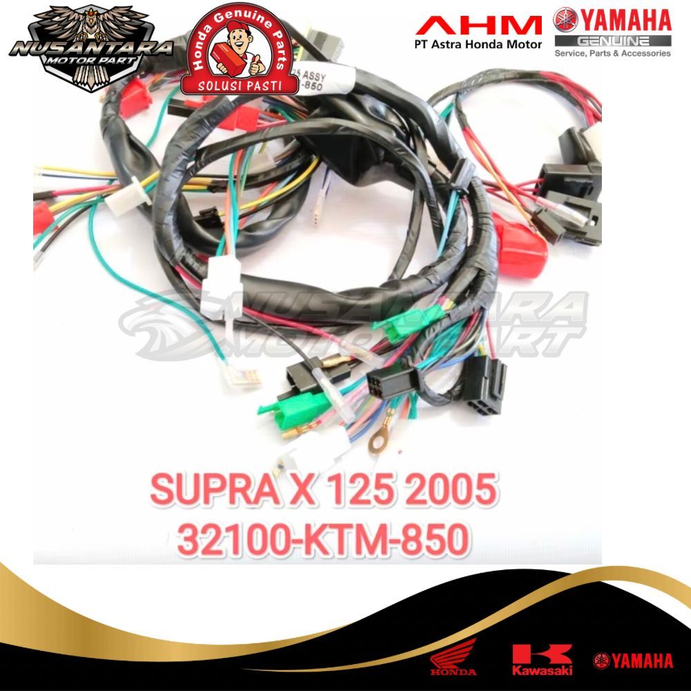 AHM KABEL BODY SUPRA X 125 KARBU 2005 32100-KTM-850