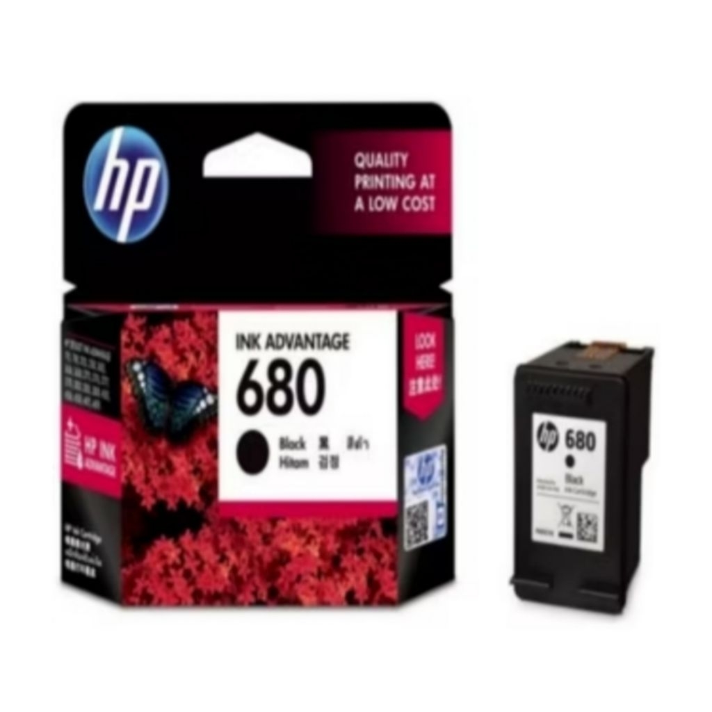 TINTA CARTRIDGE HP 680 BLACK ORIGINAL FOR Printer: Printer HP 1115 Printer HP 2135 Printer HP 3635 P