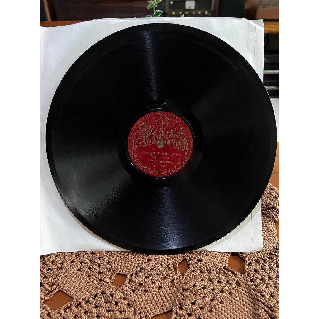 Vinyl Gamelan Salendro - Lagoe Kawitan & Lagoe Gondjing / Piringan Hitam Gamelan Salendro - Lagoe Ka