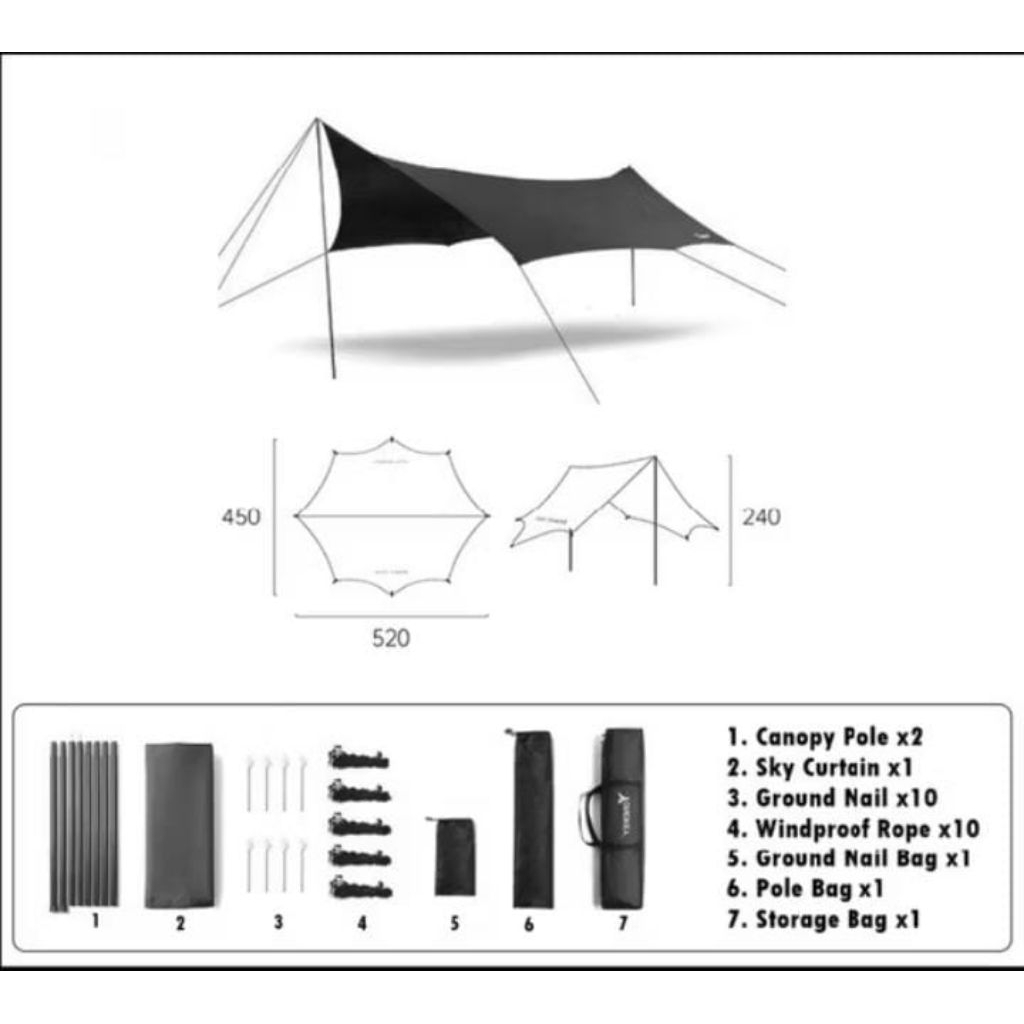 alltrek tenda camping