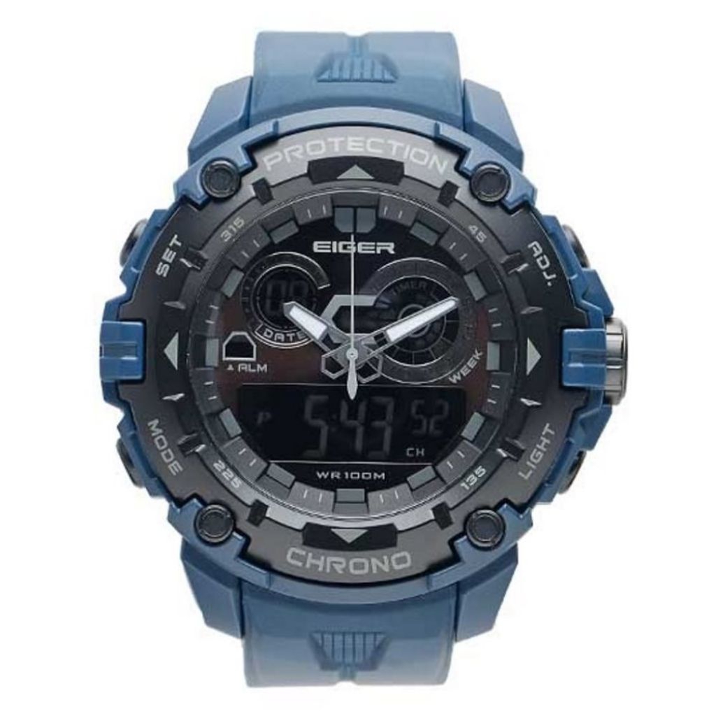 JamTangan Analog+Digital Pria EIGER89 - ALVERSTONE - Original Waterproof
