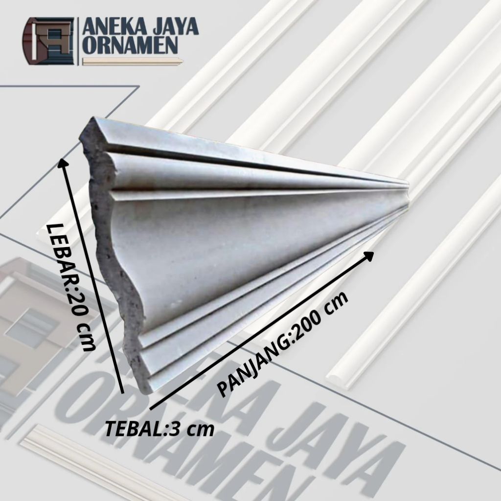 Lis plang profil beton