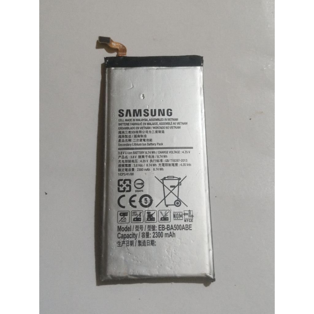 baterai samsung a5 2015 second original