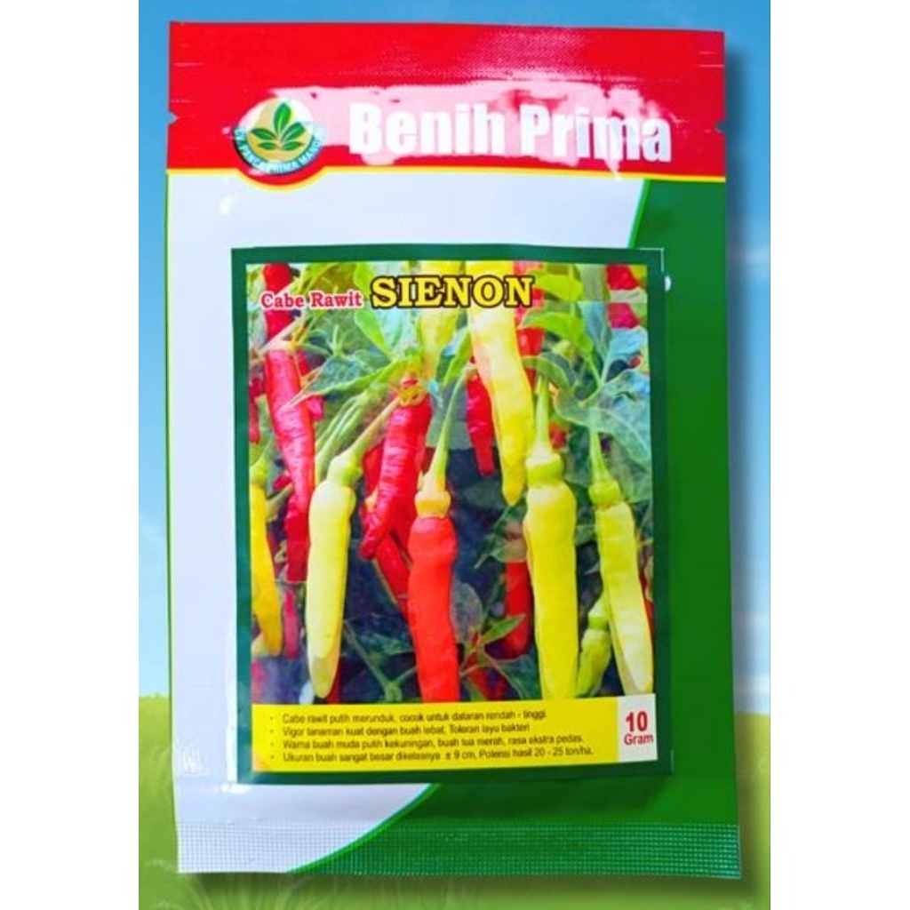 Benih Cabe setan Sienon Cap Benih Prima kemasan 10gram