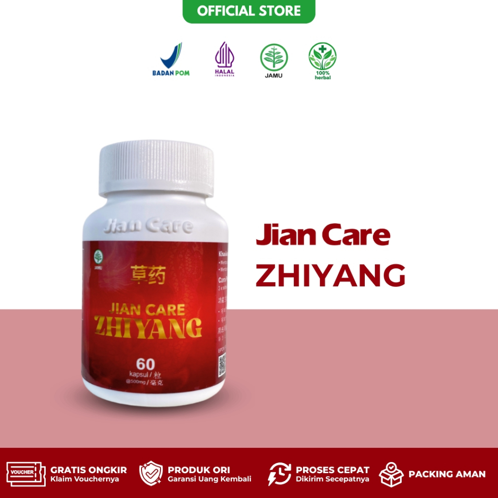 Jian Care Zhiyang - Obat Herbal Cina Redakan Jerawat Punggung Darah Manis