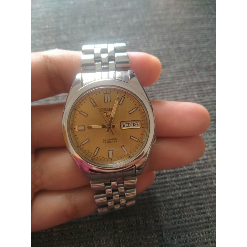 Seiko 5 Automatic 7s26 21 Jewels Japan 100% Original Bracelet berkode