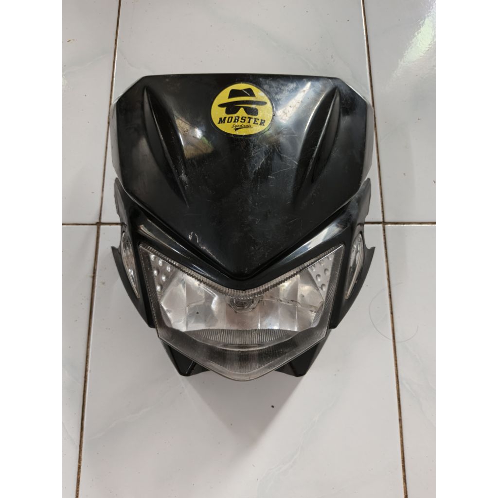 batok lampu depan Kawasaki KLX old copotan