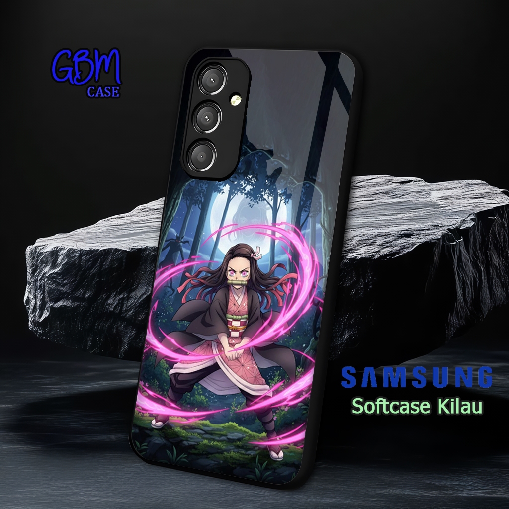 [GBM846] Softcase Kilau Samsung M14 M23 M34 M51 M52 M54 Case Silikon Efek Kaca Pelindung Kamera Sili