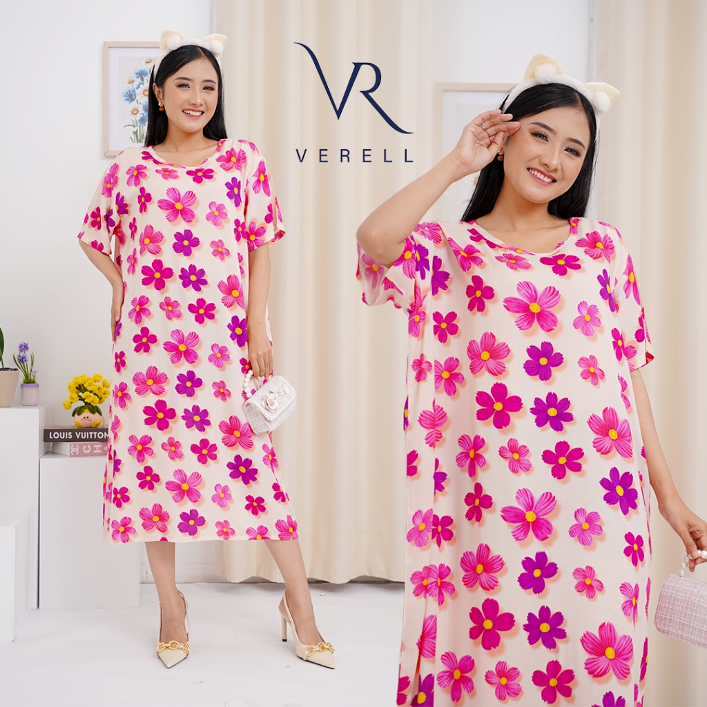 daster kekinian terbaru remaja lengan pendek selutut rayon premium tebal ST