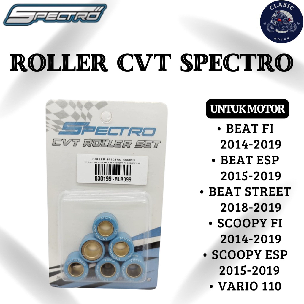 Roller CVT Spectro Universal Beat FI 2014-2019 Scoopy FI ESP Vario 110