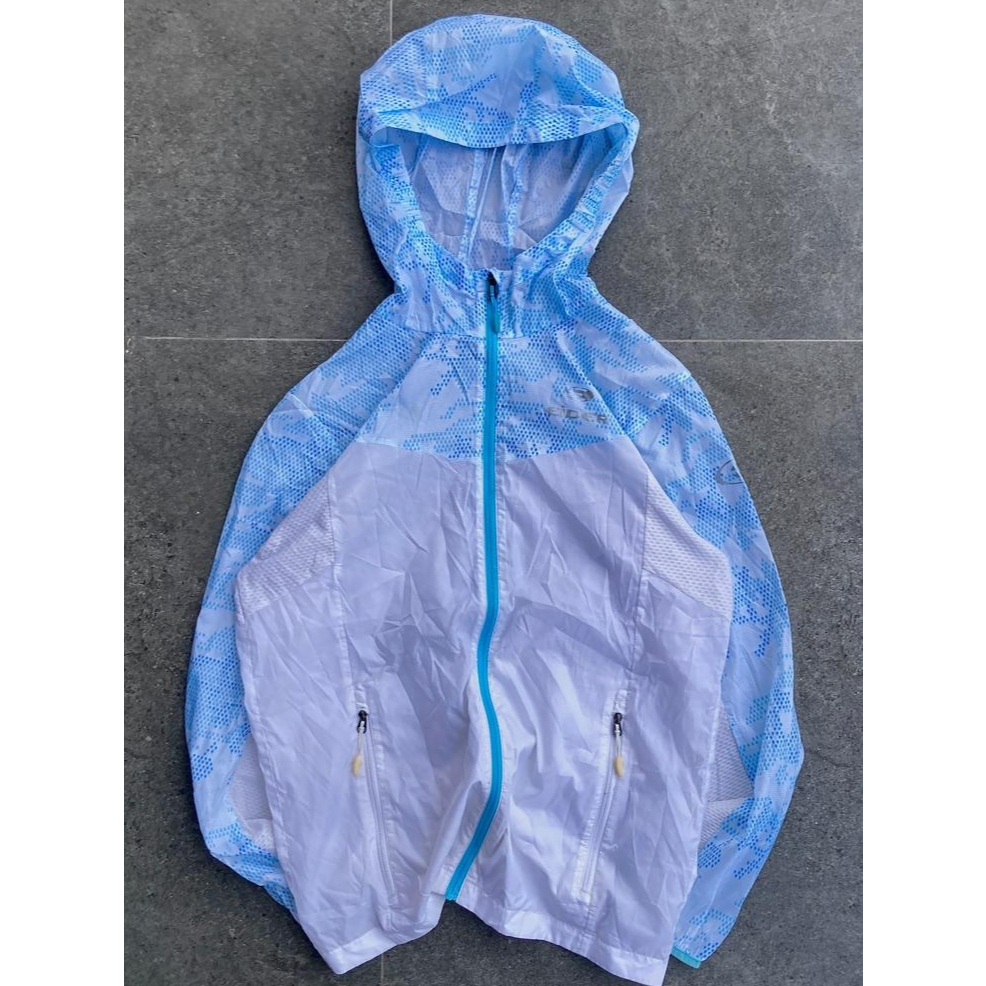 Jaket Outdoor Eider White & Blue Original