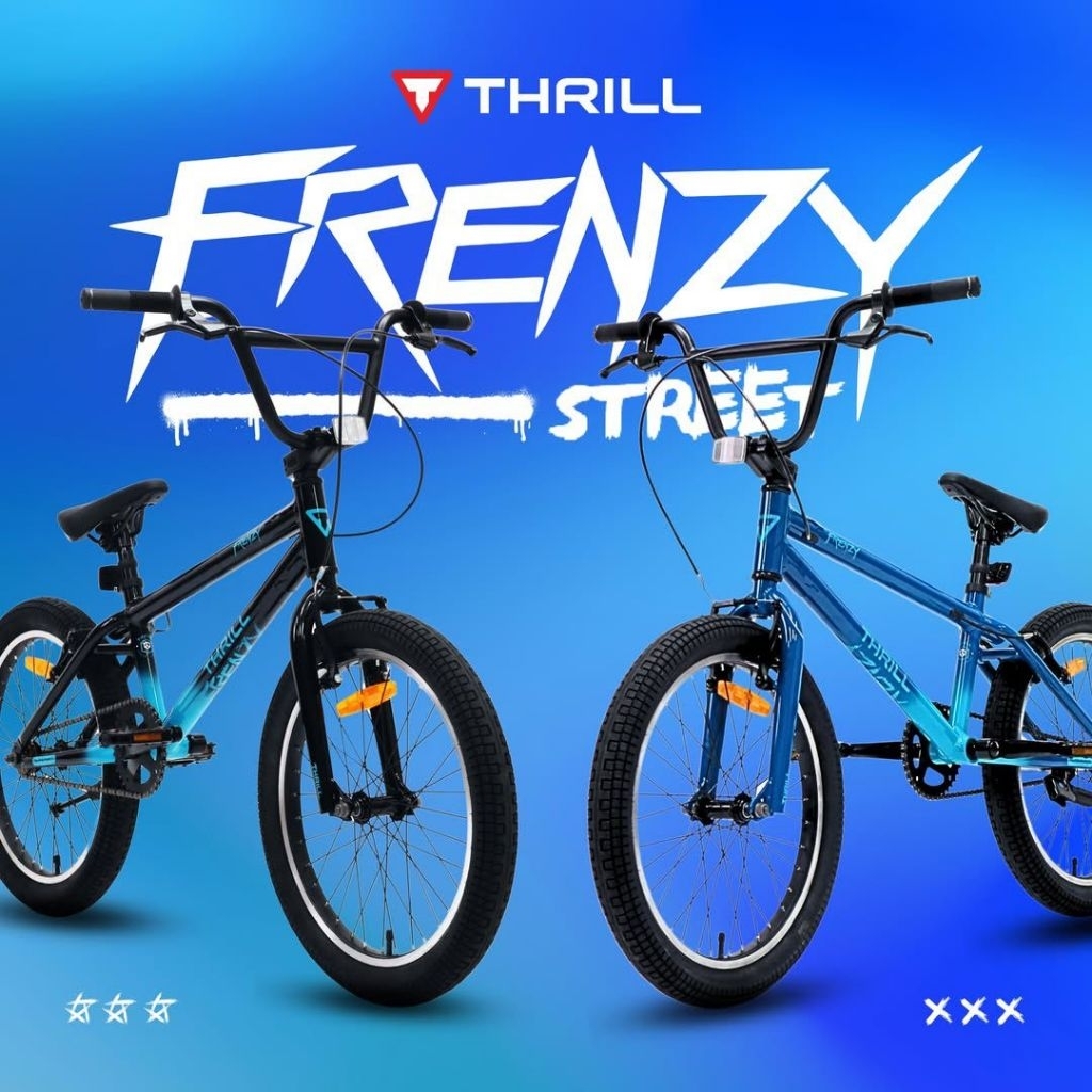 BMX THRILL FRENZY STREET 20 INCH (BAN 2.25) | SEPEDA ANAK LAKI LAKI  MURAH THRILL PONTIANAK BMX KALI