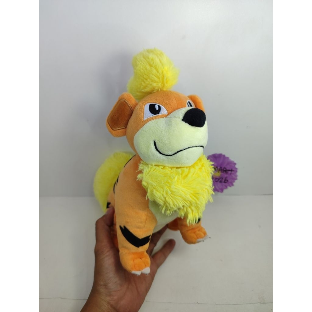 boneka growlithe pokemon cut brand arcanine