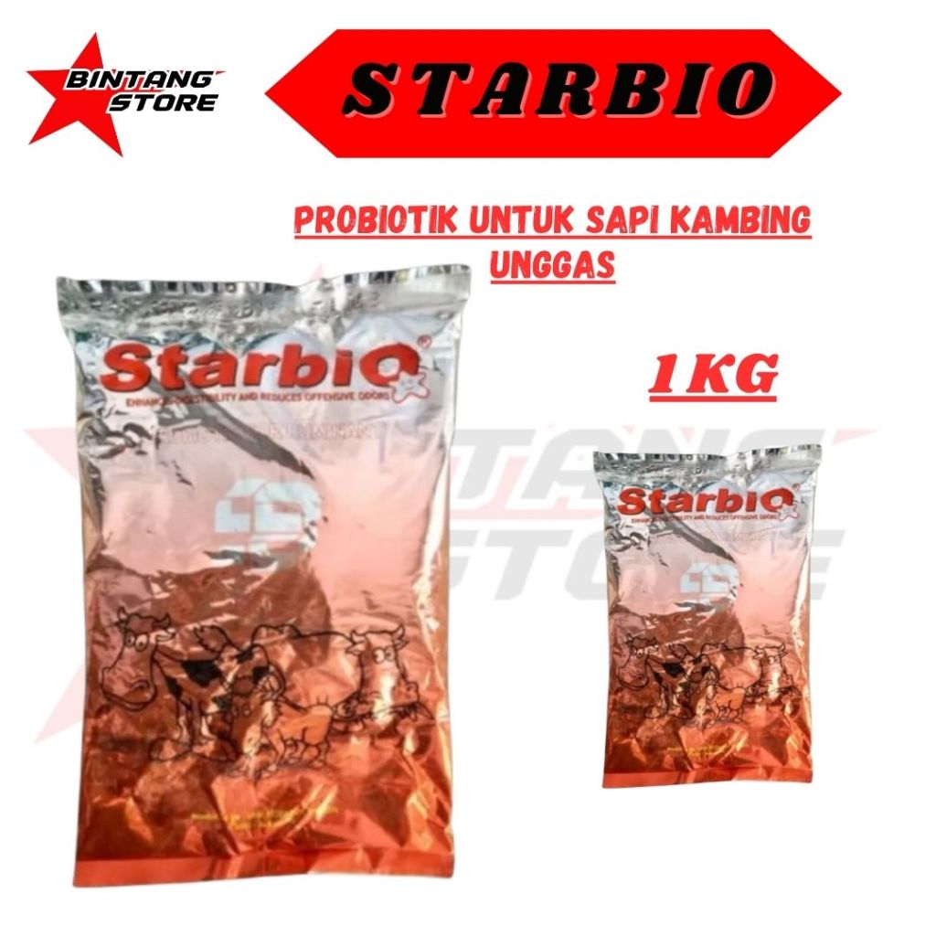 STARBIO PROBIOTIK UNTUK TERNAK RUMINANSIA SAPI KAMBING DOMBA KERBAU BINTANGSTORE