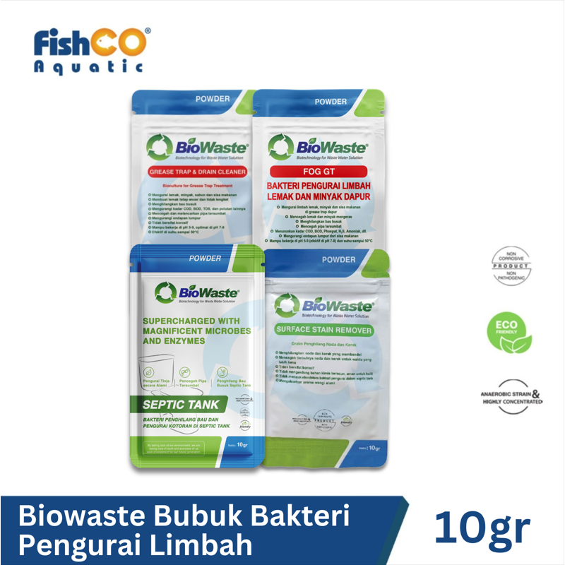 Biowaste Bubuk Bakteri Pengurai Limbah MBG 10 gram