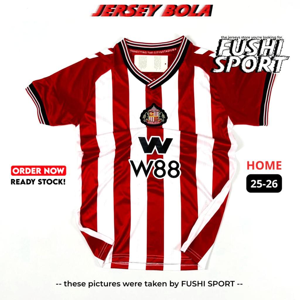 Jersey Baju Bola 2025 2026 Sunderland Home NEW