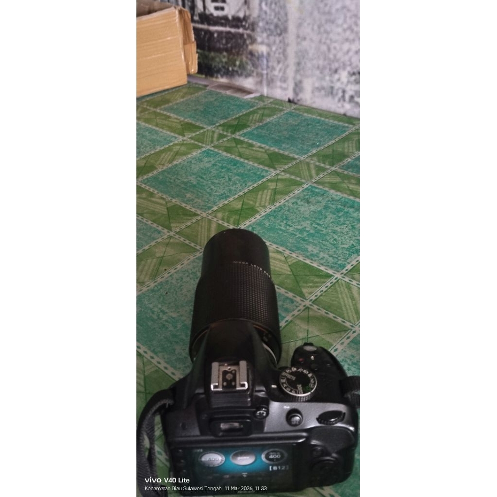 nikon d3300 plus.lensa tele 70-210mm manualan