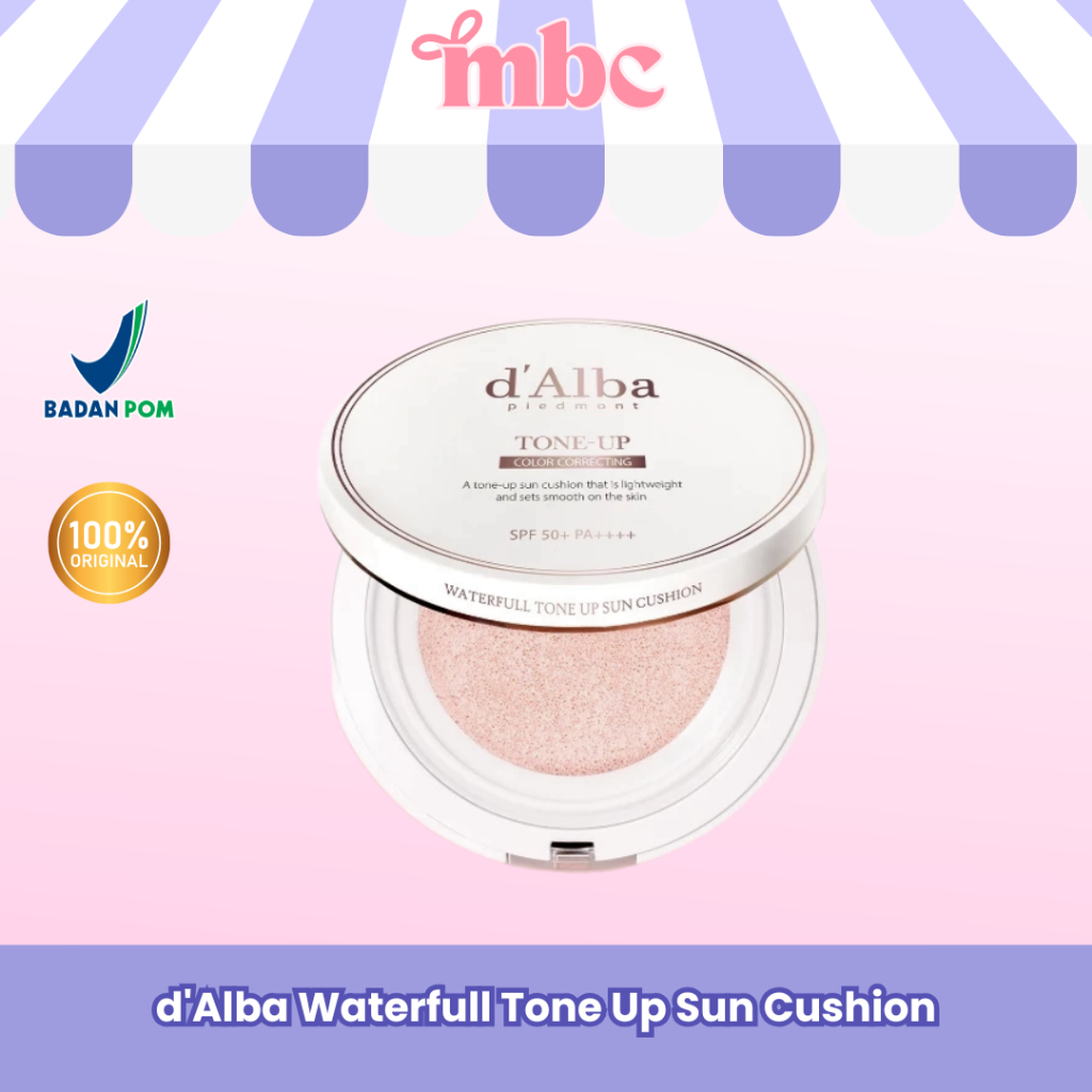 MBC Official - D ALBA Waterfull Tone Up Sun Cushion