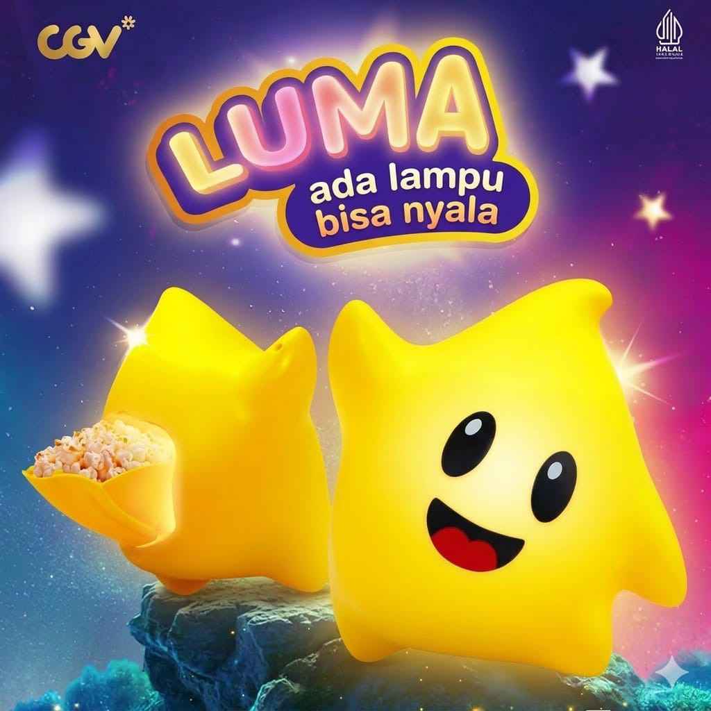 Ready Kirim Luma Mario CGV Popcorn Bucket