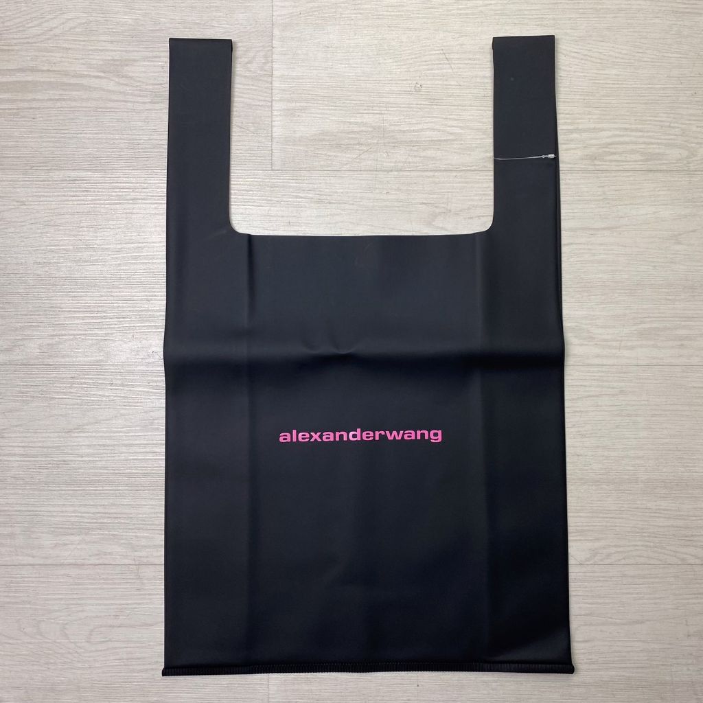 Alexander Wang Totebag Alexander Wang Soho NYC Matte Black Rubber Pink Logo