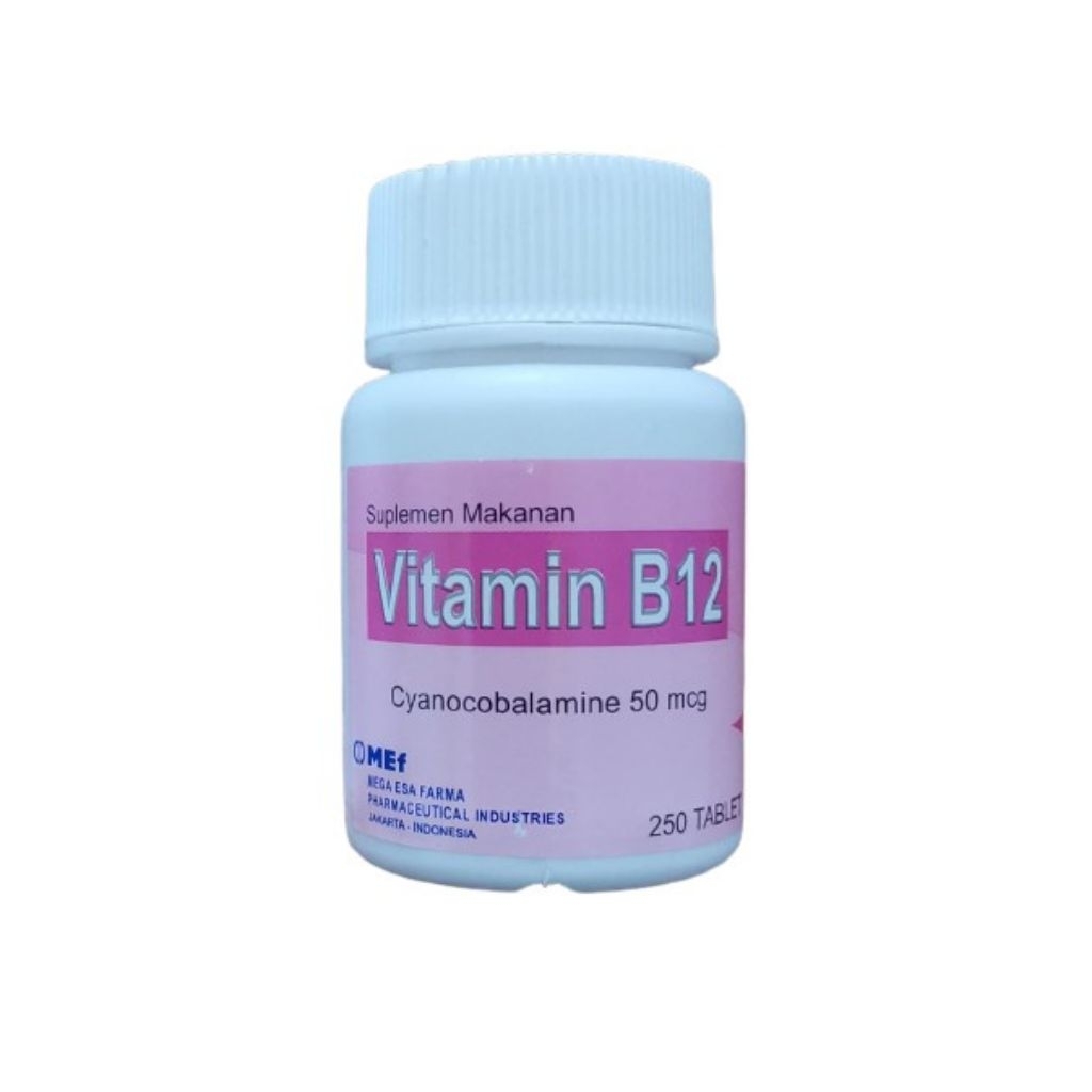 Vitamin B12 Mef 1 Botol isi 250 Tablet
