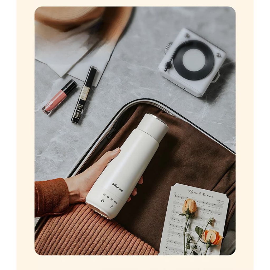 MH - ELECTRIC THERMOS PORTABLE BEAR - TERMOS LISTRIK - TERMOS SUSU ANAK - TERMOS ELEKTRIK - KETTLE PORTABLE
