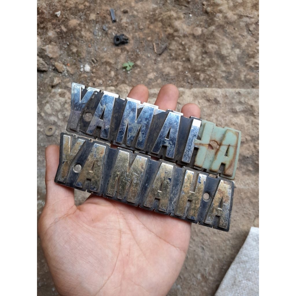 Emblem tengki yamaha rx spesial yt 115 original