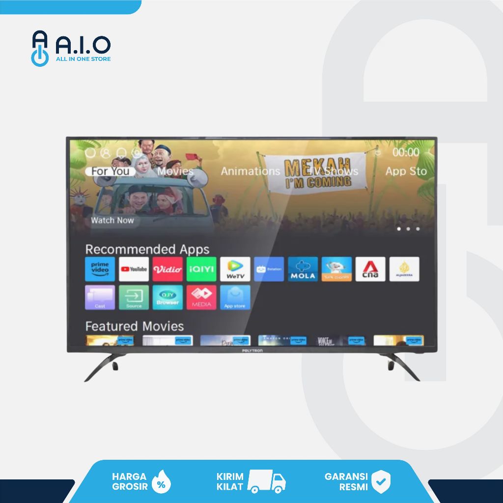 POLYTRON TV Smart 43 Inch PLD 43CV8869 Full HD