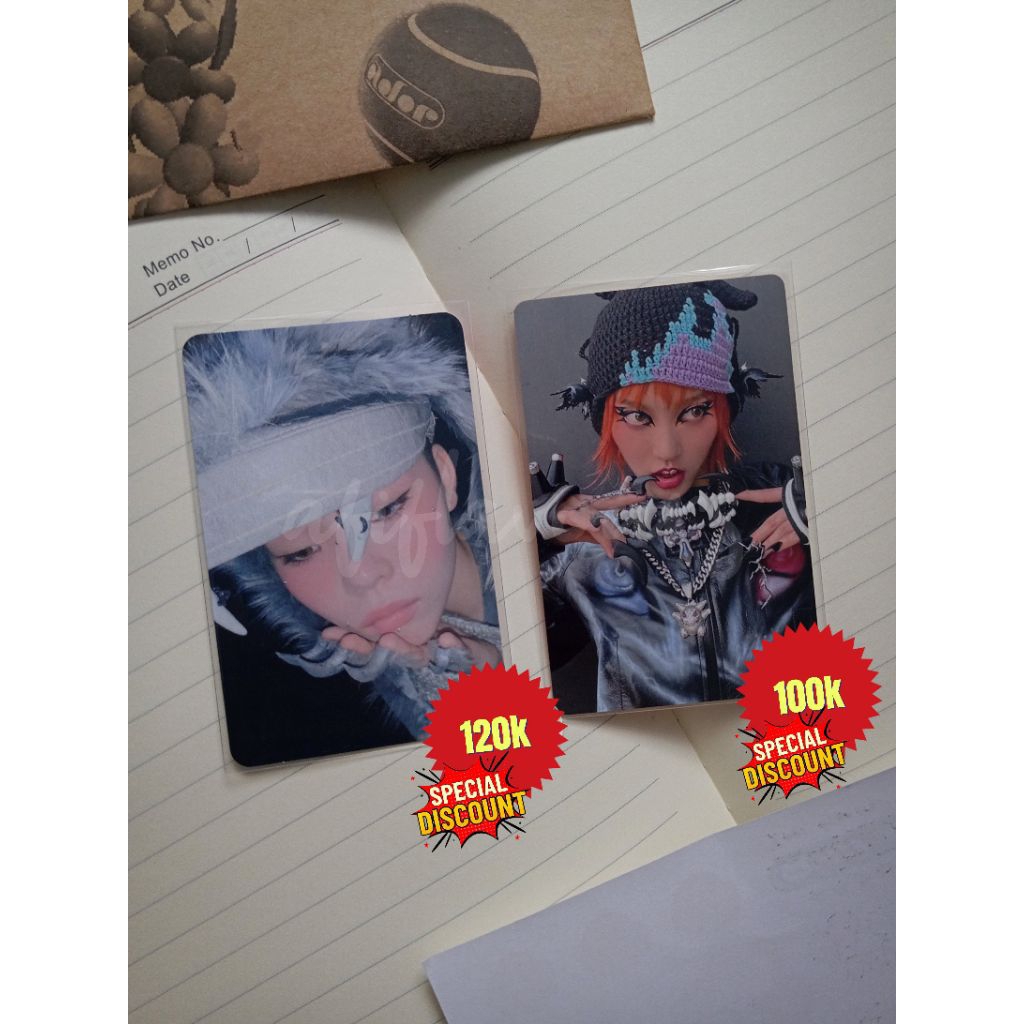 PC/photocard POB XG cocona and chisa (read desk)