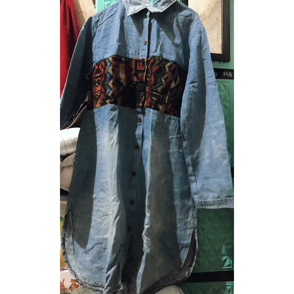 tunik jeans denim