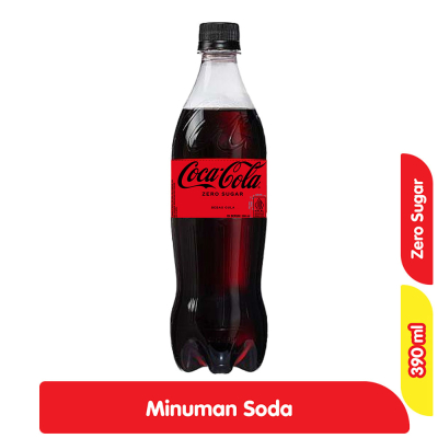 Coca-Cola Zero 390 mL Botol 390mL