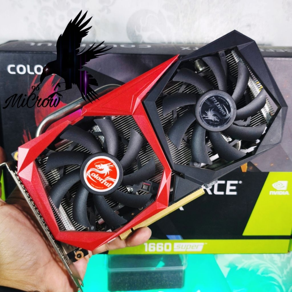 VGA Nvdia GTX 1660 Super 6gb 192bit DDR6 DX 12 bisa libas gaming GTA render editing dll #tag gtx 107