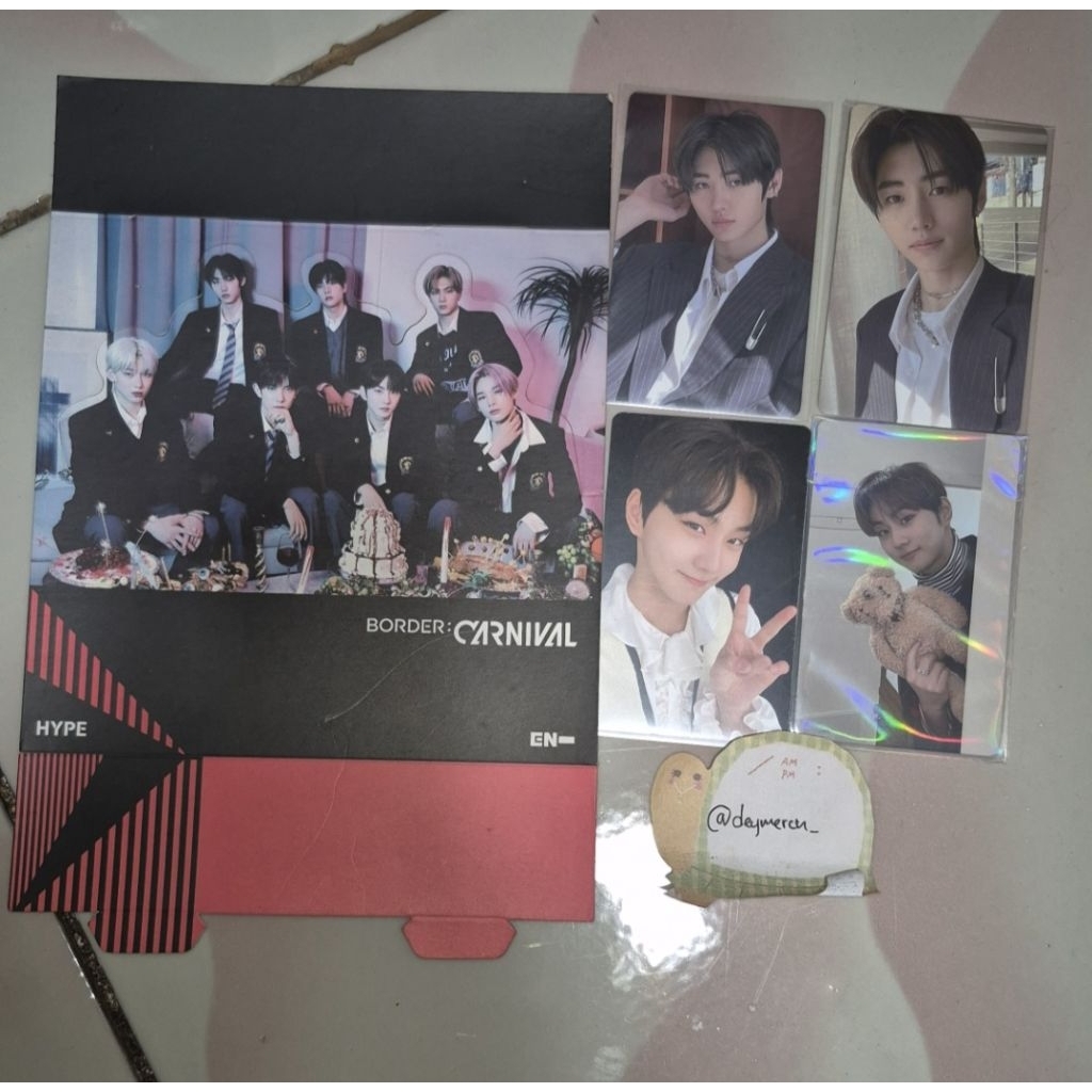 JUNGWON BONEKA PHOTOCARD ENHYPEN OFFICIAL JUNGWON DUSK SUNGHOON PENITI SUNGHOON JUNGWON BONEKA dapat