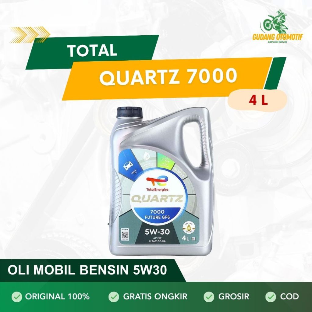 OLI MOBIL TOTAL QUARTZ 7000 / OLI MOBIL BENSIN 5W30 - 4L