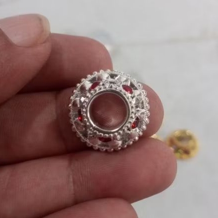 Mendak Keris Model Jogja Alusan Lapis Perak