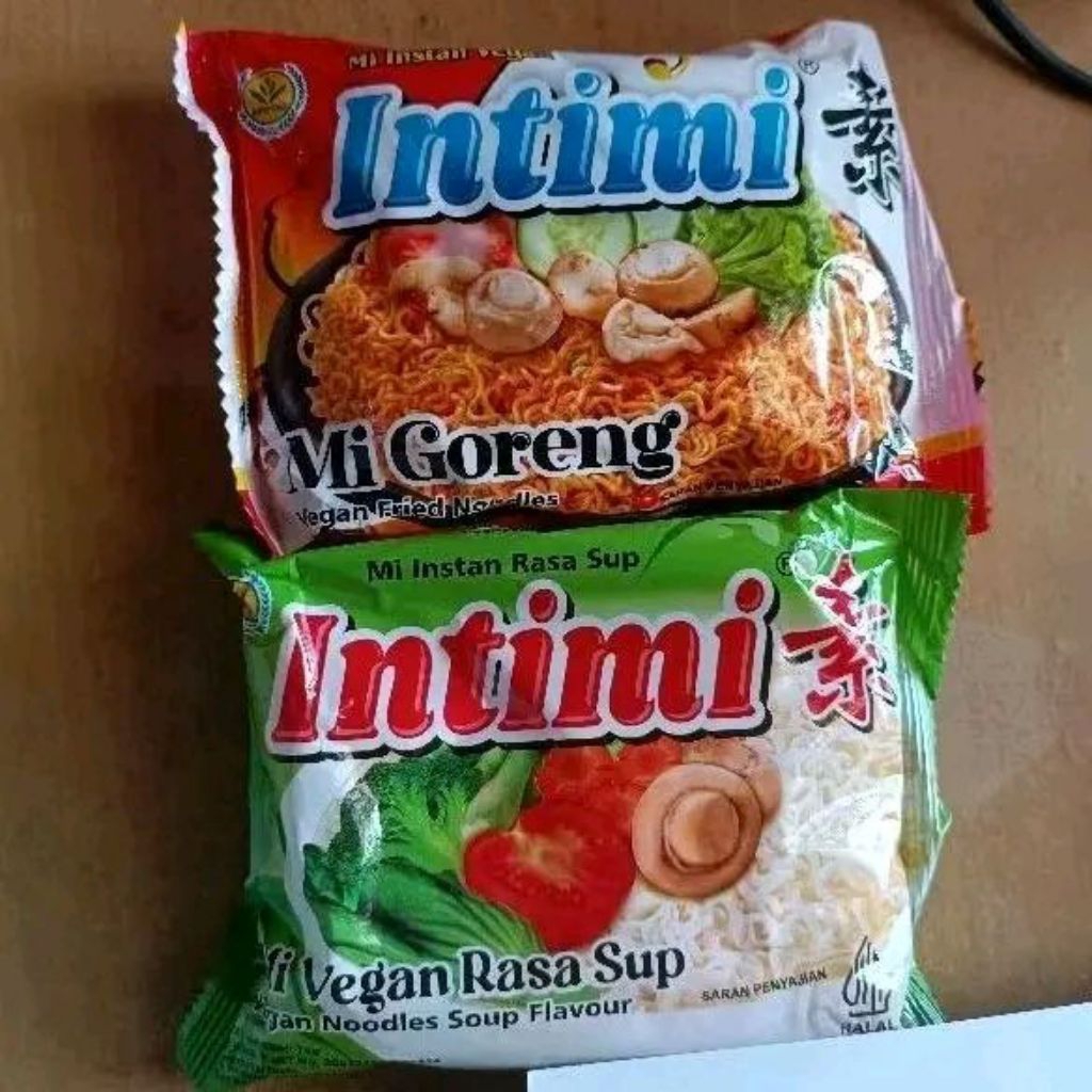 Intimi Vegan / Mie instan Vegetarian / Mi Vegan Rasa Sup