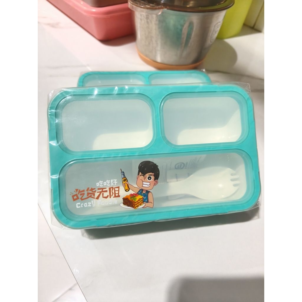 YOOYEE 606 KOTAK MAKAN 3 SEKAT