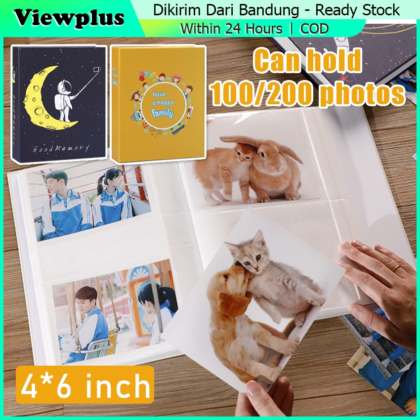 Buku Album 4R 100-200 Slot Photo Album Keluarga Album Murah Motif Kartun - Album Foto Keluarga 4R