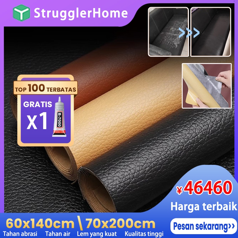 [Perbaikan Sofa] Stiker Kulit Perekat Diri Ukuran Besar Harga Terjangkau untuk Renovasi Seluruh Ruma