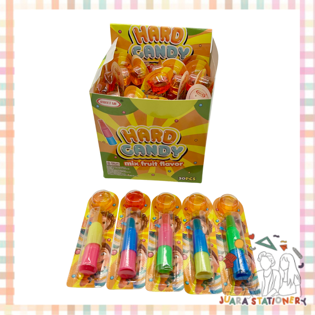 Sweet Me Hard Candy Mix Fruit Flavor / Permen Bentuk Lipstick Permen Buah