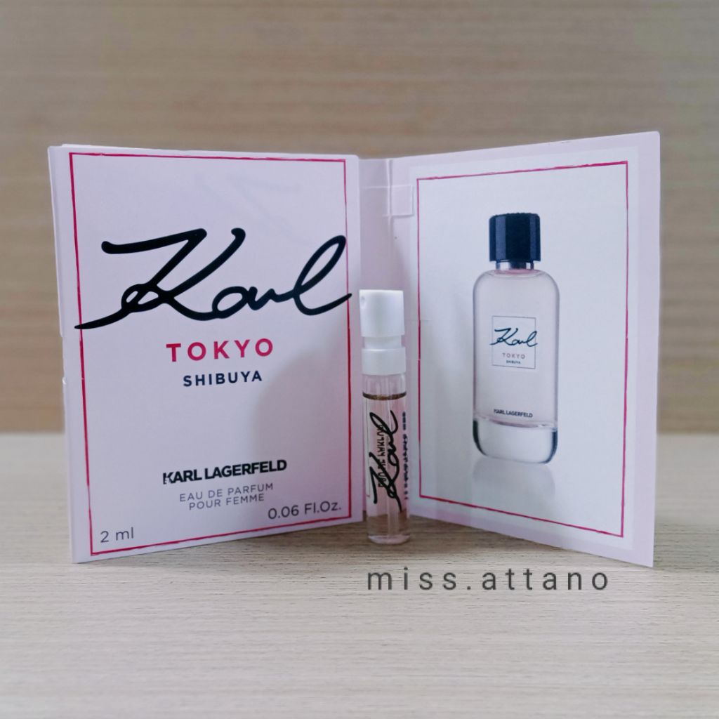 Vial parfum original Karl Lagerfeld Tokyo Shibuya
