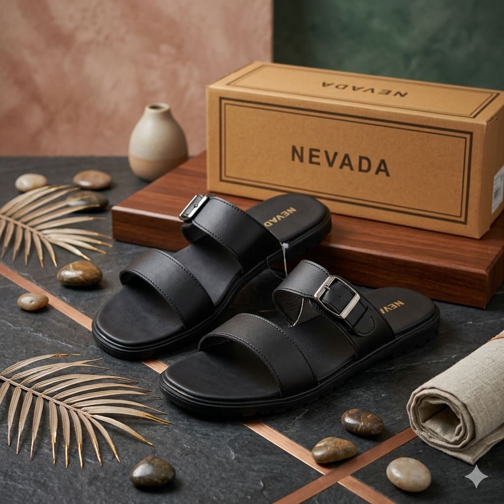 PROMO Sandal Wanita Nevada || Sandal Flat Nevada||Sandal Slop Wanita//Sandal Cewek fashion Kekinian/