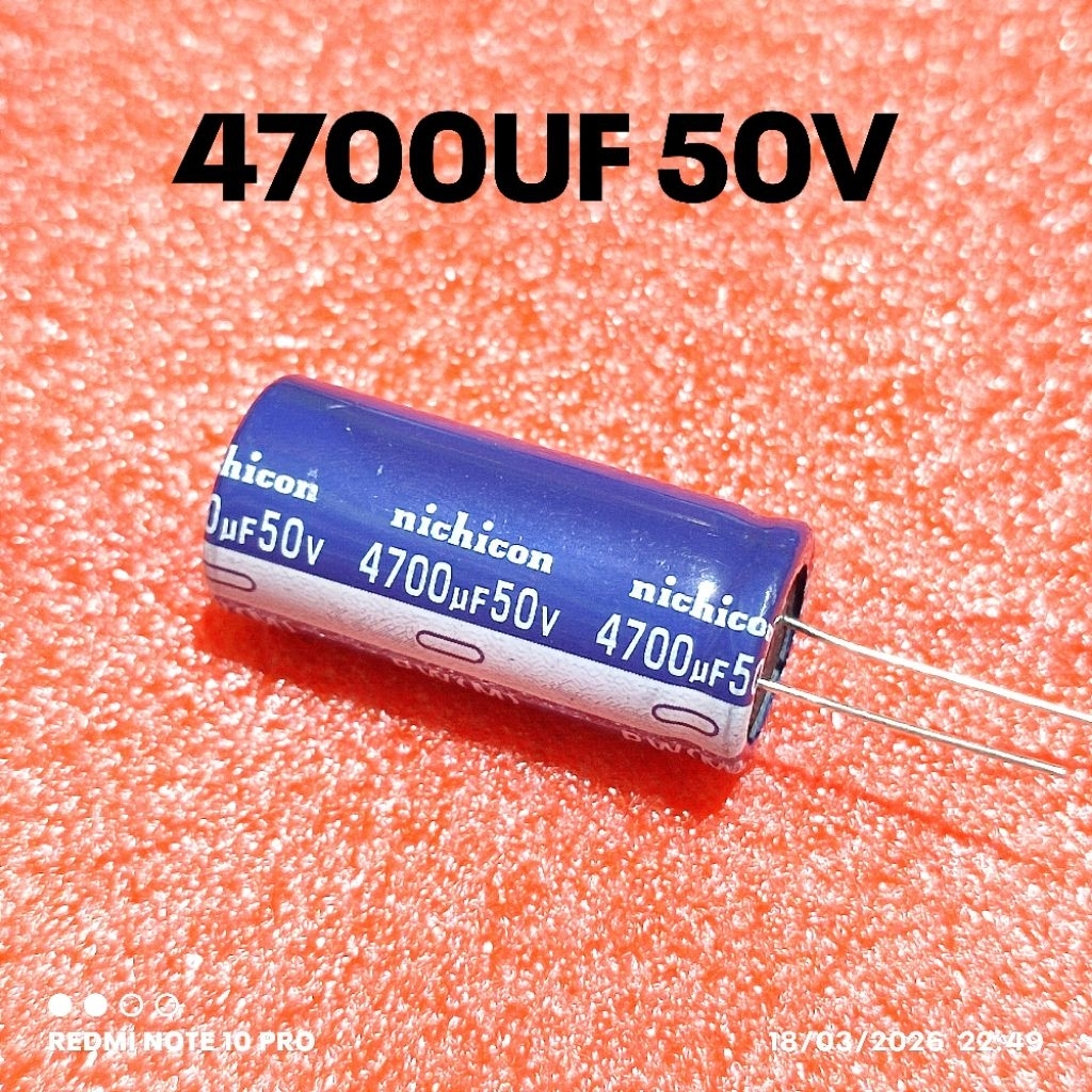 CAPASITOR ELCO 50V 4700UF NICHICON