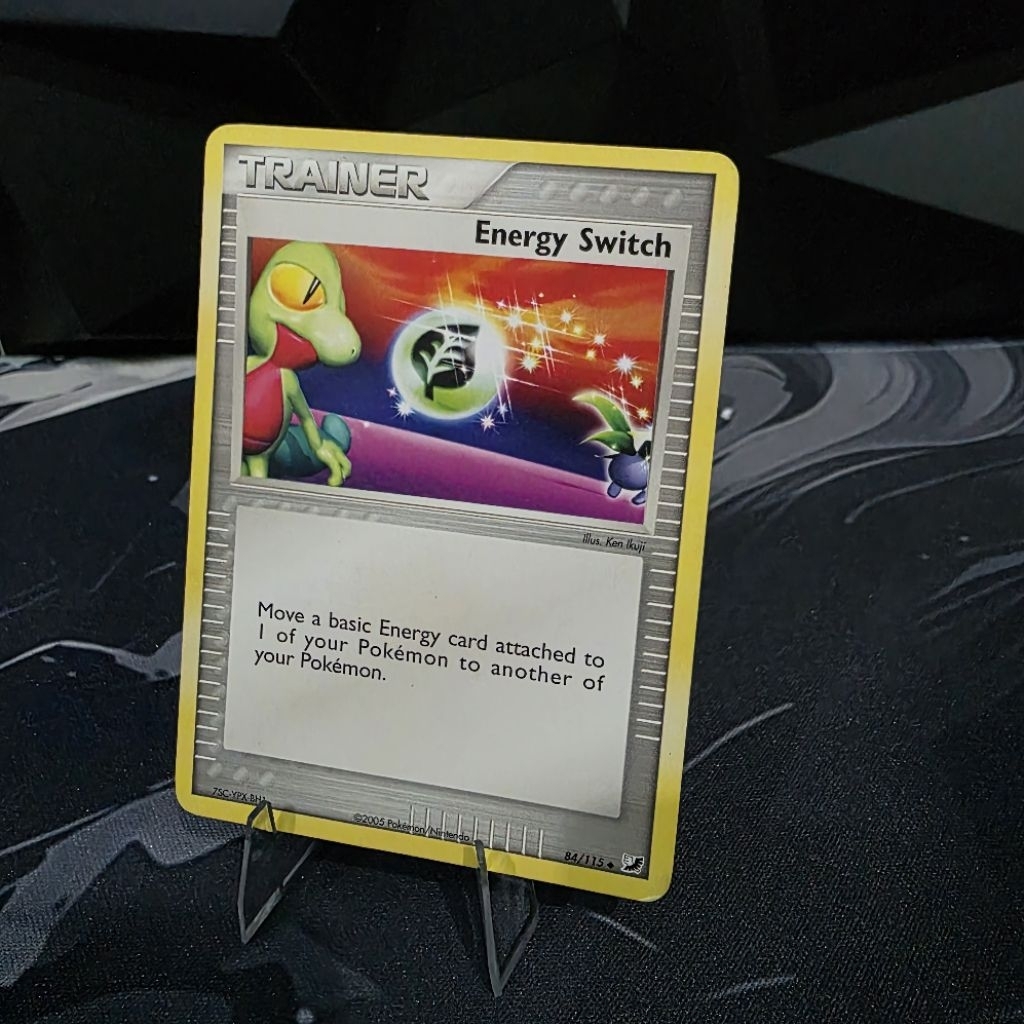 TCG Pokemon Trainer Energy Switch Treecko & Oddish EX UF 2005