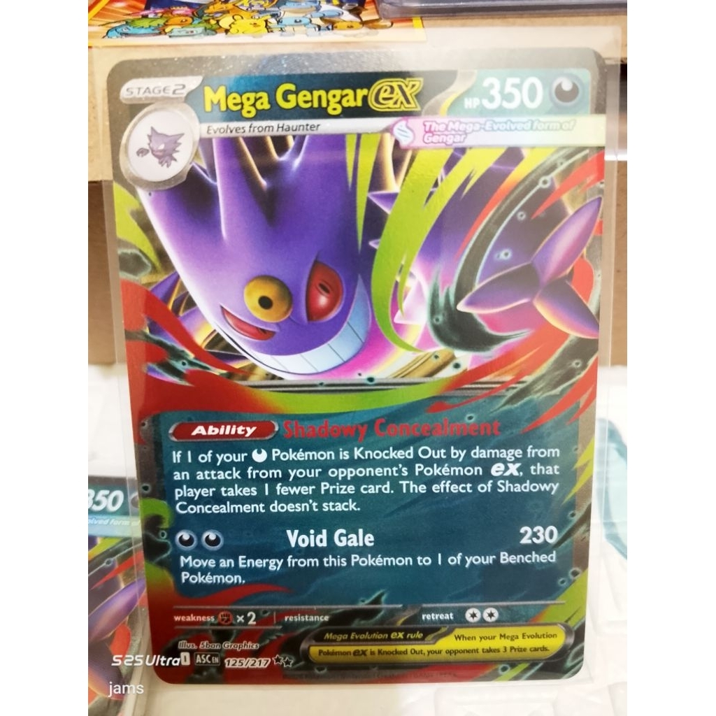 Pokemon Mega gengar EX RR en