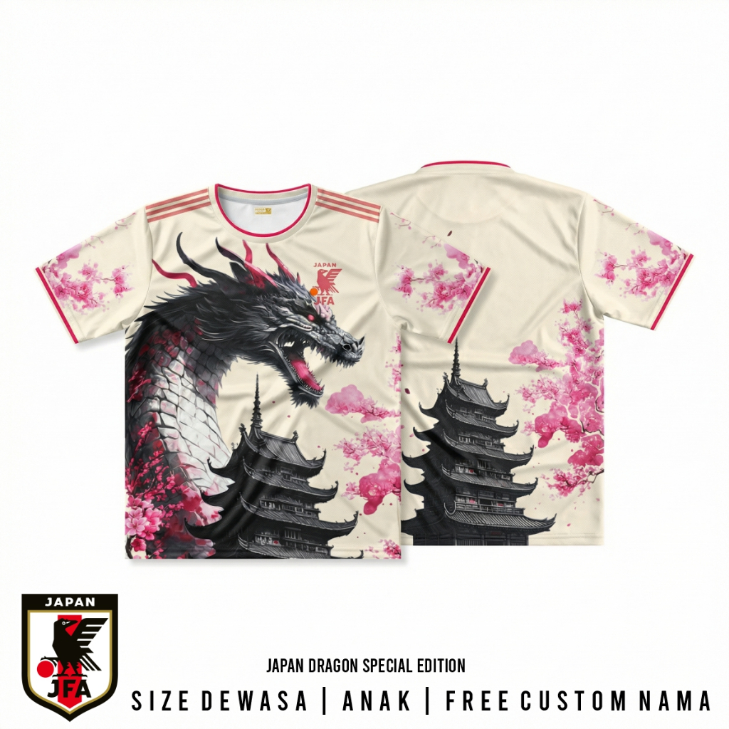Jersey Jepang 2026 Fantasi Desain Terbaru Dewasa & Anak