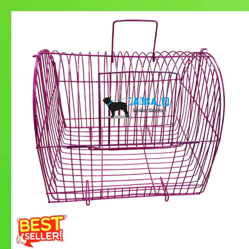 kandang untulan burung warna PINK, sangkar jemur burung kecil